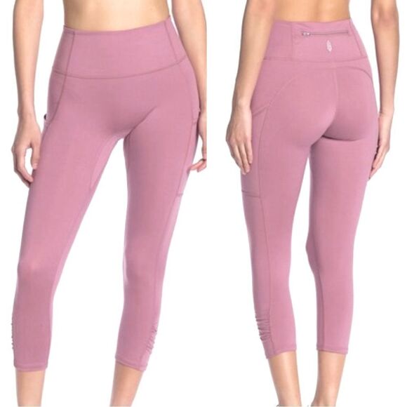 Free People Movement Tibetan Rose Out of Your League Leggings Sz XS NWT - Picture 2 of 12